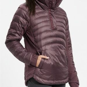 Lululemon Down For A Run Pullover II • Black Cherry • Goose Down Puffer • Size 6